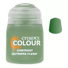 Citadel Colour Contrast Paints Gutrippa Flesh Tinta Verde