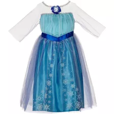 Disfraz Para Niña Talla Talla 4-6x De Vestido Anna Frozen