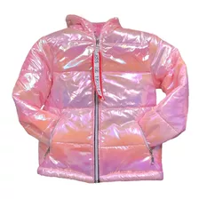 Campera Puffer Bukito Impermeable Tornasol Capucha 