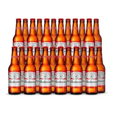 Budweiser Clásica Lager Cerveza 355 Ml Pack X24