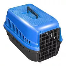 Caixa De Transporte N.2 Cão Cachorro Gato Pequena Azul