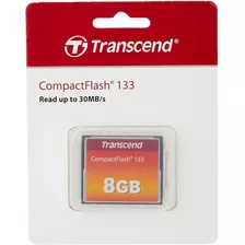 Tarjeta De Memoria Transcend Compactflash 133x 8gb Ts8gcf133