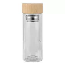 Botella De Vidrio Doble Pared Para Té - Filtro Infusionador