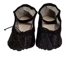 Sapatilha Glitter Ballet Infantil Preta 