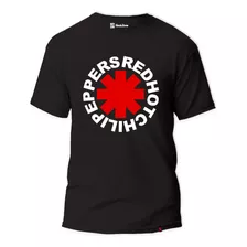Camiseta Rock Band Red Hot Chilli Peppers Logo Tradicional