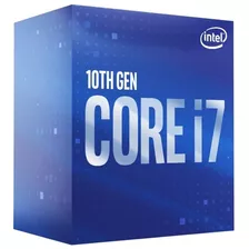 Procesador Gamer Intel Core I7-10700 Bx8070110700 De 8 Núcleos Y 4.8ghz De Frecuencia Con Gráfica Integrada