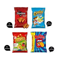 Elma Chips Cheetos + Ruffles + Doritos +fandangos 80un Total