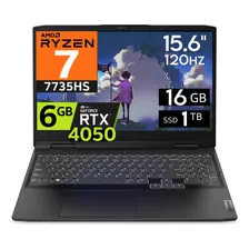 Lenovo Ideapad Gaming 3 Ryzen 7-7735hs 16gb 1tb Rtx4050 15.6