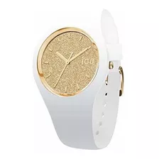 Icewatch Ice Glitter Reloj De Pulsera De Oro Blanco Para Muj