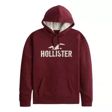 Hollister Sudadera Con Capucha Estampada Con Logo