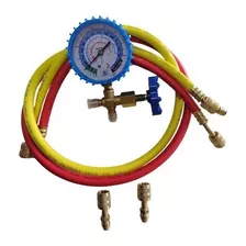 Manifold Gás R410a R22 R134a R404a Com 2 Adaptadores R410a