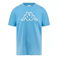 Camiseta Logo Cromen Slim Azul Hombre Kappa Kappa