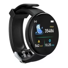 Reloj Smartwatch Modelo Para Android Y Ios Redondo Negro