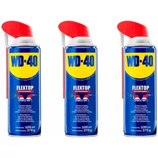 Kit Com 3 Lubrificantes Spray Wd-40 500ml