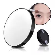 Espelho De Aumento 3x Redondo De Mao Com Ventosa - Maquiagem