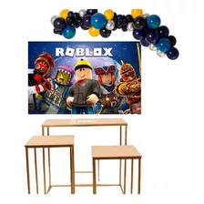 Fondo De Tela De Roblox Para Decoracion Cumpleaños Y Candy