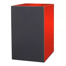Project Box Speaker Box 5 Red Surround Audiophile Bookshelf