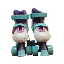 Kit Patines 4 Ruedas Dos Hermosos Colores