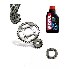 Kit Transmision Baccio Classic Reforzada 1045+aceite Motul +