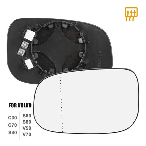 Lun Mirror Izquierdo For Volvo C30 C70 S40 S60 Y More Foto 5