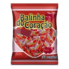 Pacote Balinha Do Coração Morango 500g - Florestal - Full