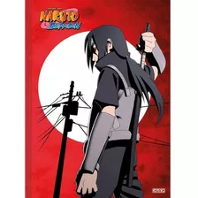 Caderno Brochurao Capa Dura Naruto 80f C/adesivos