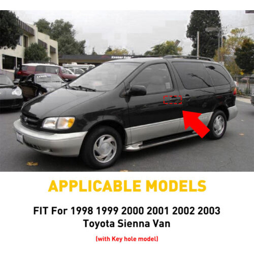 For 1998-2003 Toyota Sienna Van Outside Outer Door Handl Oad Foto 3