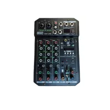 Mesa De Som Mixer Boxx Ga4 Live 4 Canais Bluetooth Aux