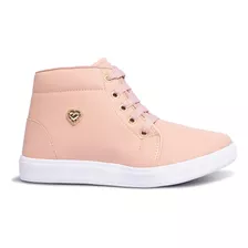 Botinha Casual Feminina Cano Curto Tênis Bota Leve Moda