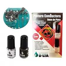 Delta Pintura Conductora Base Plata 3gr Circuitos Electronic