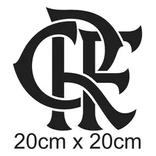 Adesivo Flamengo Crf 20cm Recorte Vazado
