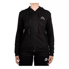 Campera Kappa Logo Fan Mujer Negro Jj deportes