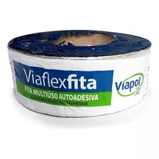 Viaflex Fita Adesiva Asfáltica Alumínio Flexível 5cm X 10m 