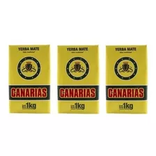 Yerba Mate Canarias Chimarrão 1kg Uruguay Importada X 3kg 