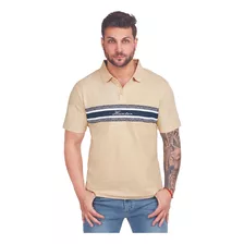 Playera Hombre Tipo Polo Beige 913-31