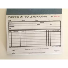 Impresso Gráfico: 10 Blocos Pedido De Entrega De Mercadorias