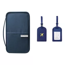 Kit Porta Passaporte E Tag Oxford Compact Impermeável