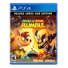 Jogo Crash Team Rumble Deluxe Edition - Ps4 Mídia Física