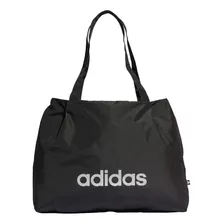 Bolsa adidas Shopper Essentials Linear - Hz5956 Acambamento Dos Ferragens Níquel Cor Preto Correia De Ombro Preto Desenho Do Tecido Liso