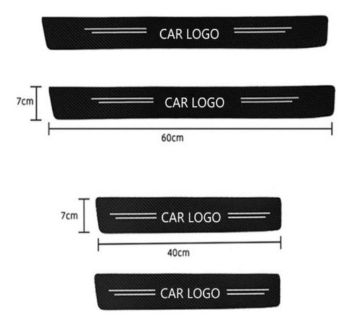 Cinta Protectora Embellecedora De Estribos Para Volkswagen Foto 4