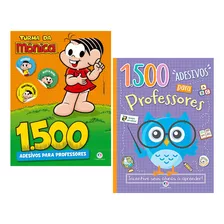 Kit 3000 Adesivos - Para Professores E Turma Da Monica Profe