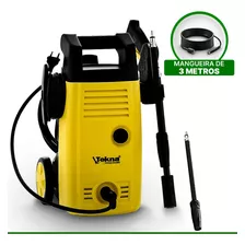 Lavadora De Alta Pressão Automática C/ Rodinhas Elétrica Cor Amarelo Frequência 60 Hz 220v