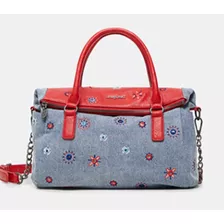 Cartera Bolso Desigual Jeans Bordado