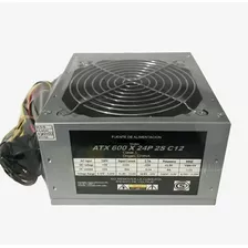 Fuente 600w Brb Cooler 12. En Caja. Cable Power. Nuevas