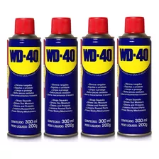 Kit 4 Wd40 Spray Anti-ferrugem 300ml Lubrificante Multi Uso