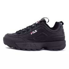 Tenis Fila Disruptor Ii Negro Moda Casual Urban 5fm00621-021