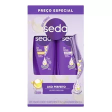 Kit Shampoo Seda Liso Perfeito 325ml + Condicionador 325ml