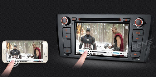 Bmw Serie 1 2007-2014 Radio Dvd Gps Touch Bluetooth Mirror Foto 7