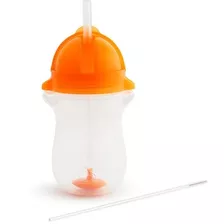 Vaso Entrenador Munchkin Pitillo Y Pesa Naranja