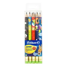 Lápices De Grafito Jumbo 2 Hb Peli - Unidad